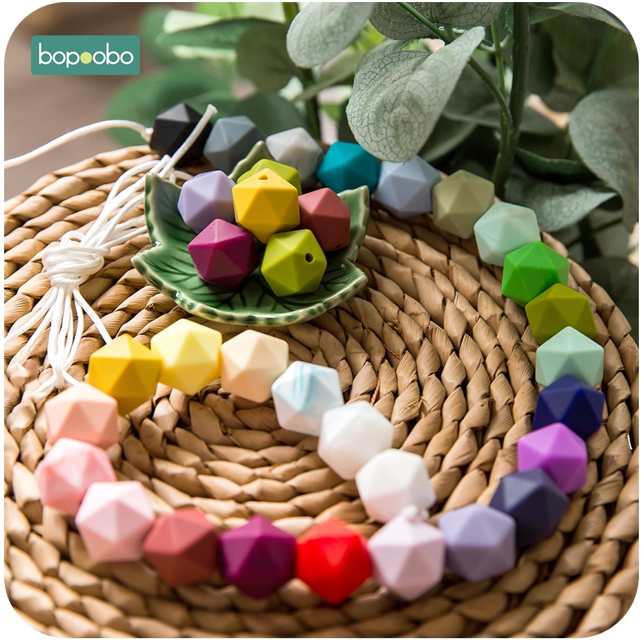 Silicone Teething Beads Baby Accessory (10 pcs)